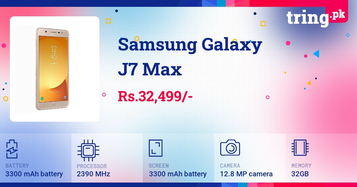 samsung j7 max specs